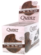 Quest Nutrition Упаковка 12 шт Protein Cookie 59 г Двойной шоколад