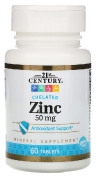 21st Century Zinc Chelated 50 мг 60 таблеток