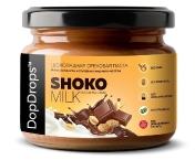 DopDrops Shoko Milk Peanut Butter 250 г Шоколадно-ореховая паста с арахисом без сахара