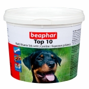 Beaphar Витамины для собак с L-карнитином (Top 10 for Dogs), 180шт. (12542) 147 г