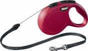 Flexi Рулетка-трос для собак до 12кг, 8м, красная (New Classic S cord red) 220 г