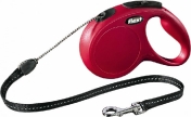 Flexi Рулетка-трос для собак до 20кг, 5м, красная (New Classic M cord red) 320 г