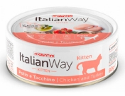 Italian Way Консервы для котят с курицей и индейкой (Wet Cat Kitten Chicken/Turkey) UITWA01192 80 г