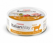 Italian Way Консервы для кошек с курицей и рисом (Wet Cat Chicken/Rice) UITWA02192 80 г