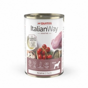 Italian Way Консервы для собак с чувствительным пищеварением с уткой, томатами и картофелем (Wet Sensitive Duck) UITWA12480 400 г