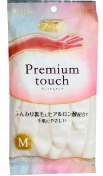 St Family Premium touch Перчатки для бытовых и хозяйственных нужд (винил, пропитаны гиалуроновой кислотой, средней толщины) размер M (белые)