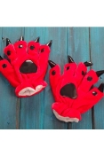 Перчатки для кигуруми Красные