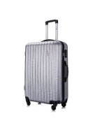 Чемодан L’Case Krabi M 63х40х25см (22) со съемными колесами. Серый