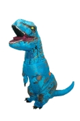 Надувной костюм динозавра T-Rex Синий