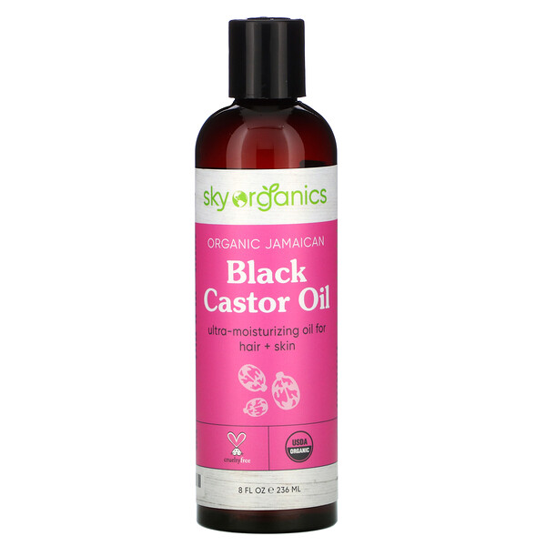 Sky Organics Organic Jamaican Black Castor Oil 8 fl oz (236 ml)