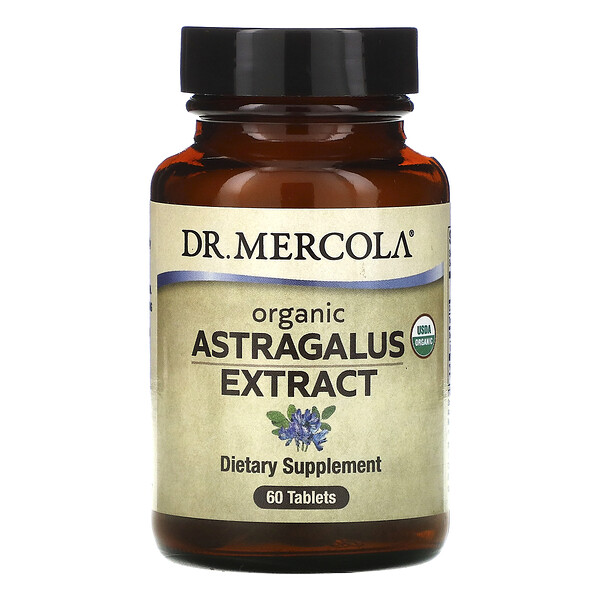 Dr. Mercola Organic Astragalus Extract 60 Tablets