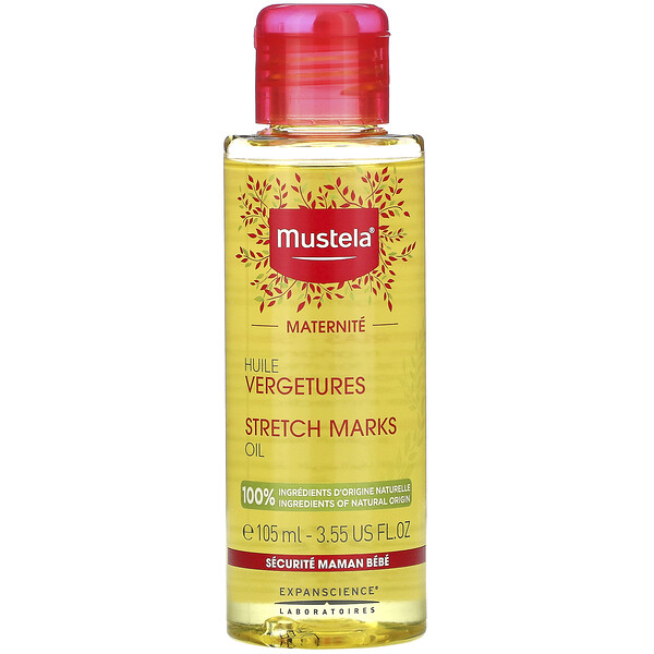 Mustela Stretch Marks Oil Fragrance Free 3.55 fl oz (105 ml)