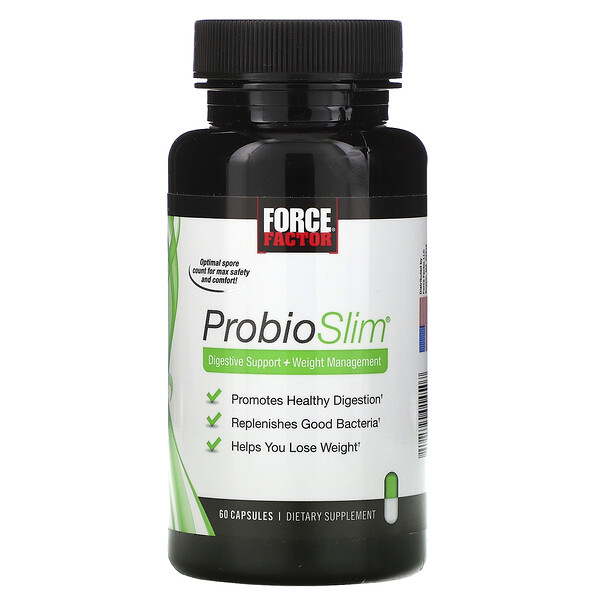 Force Factor ProbioSlim Digestive Support + Weight Management 60 Capsules