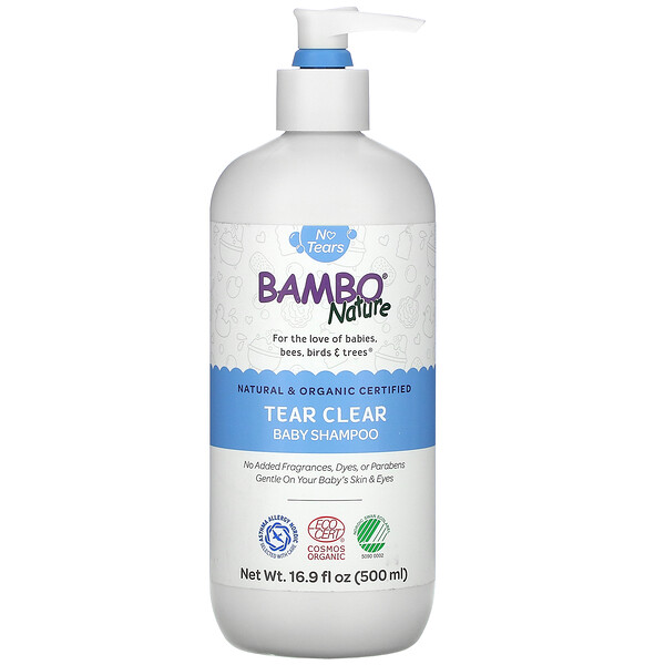 Bambo Nature Tear Clear Baby Shampoo 16.9 fl oz (500 ml)