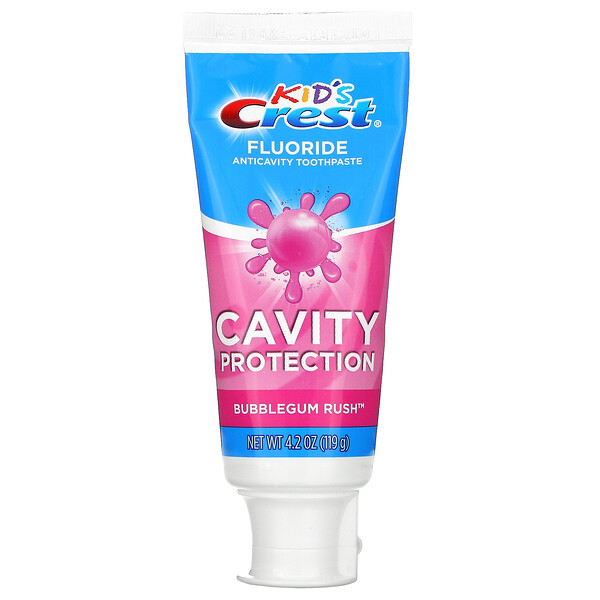 Crest Kids Fluoride Anticavity Toothpaste Bubblegum Rush 4.2 oz (119 g)