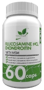 NaturalSupp Glucosamine Hcl, Chondroitine, Msm 60 капсул