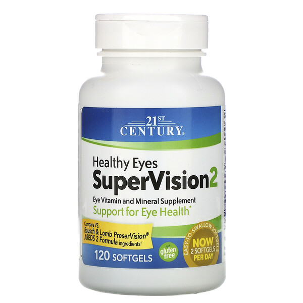 21st Century Healthy Eyes SuperVision2 добавка для глаз 120 капсул