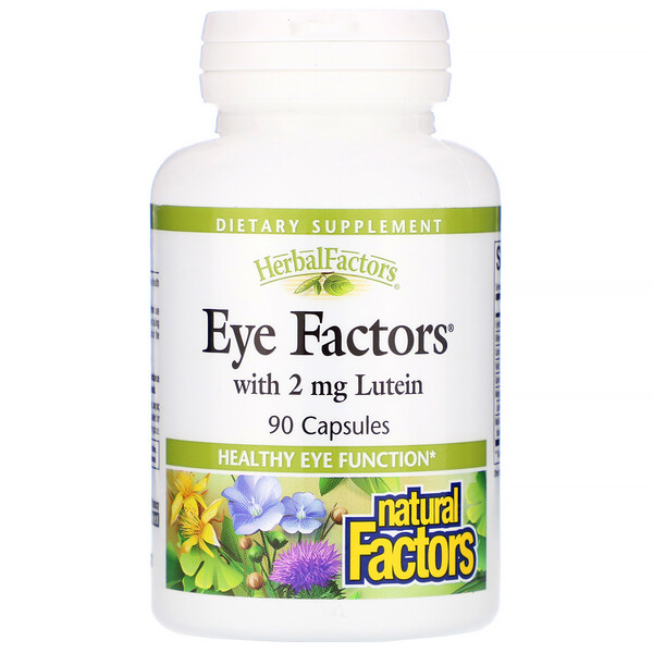 Natural Factors Eye Factors с 2 мг лютеина 90 капсул
