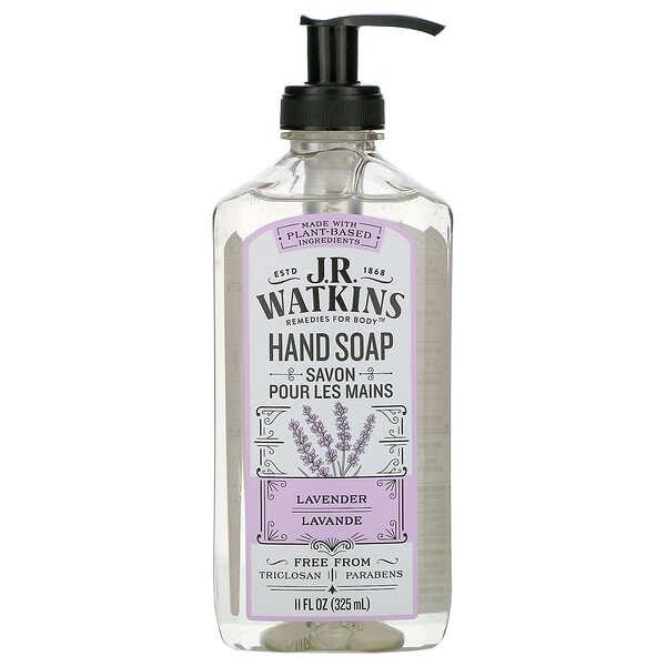 J R Watkins Hand Soap Lavender 11 fl oz (325 ml)