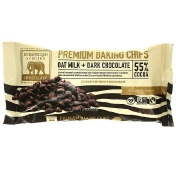 Endangered Species Chocolate Premium Baking Chips Oat Milk + Dark Chocolate 55% Cocoa 10 oz (285 g)