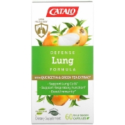 Catalo Naturals Defense Lung Formula with Quercetin & Green Tea Extract 60 Vegetarian Capsules