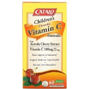 Catalo Naturals Children&#x27;s Chewable Vitamin C Formula 100 mg 60 Chewable Tablets