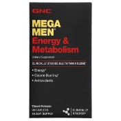 GNC Mega Men Energy & Metabolism Clinically Studied Multivitamin 90 Time-Release Caplets