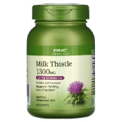 GNC Herbal Plus Milk Thistle Extra Strength 1300 mg 60 Caplets