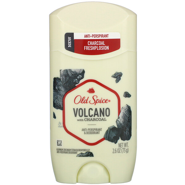 Old Spice Anti-Perspirant & Deodorant Volcano with Charcoal 2.6 oz (73 g)