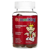 GummiKing Elderberry For Kids Immunity + Wellness Raspberry Flavor 60 Gummies