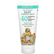 Badger Company Baby Sunscreen Cream SPF40 Chamomile & Calendula 2.9 fl oz (87 ml)