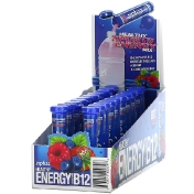 Zipfizz Healthy Energy Mix With Vitamin B12 Blueberry Raspberry 20 Tubes 0.39 oz (11 g) Each