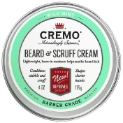 Cremo Beard & Scruff Cream Wild Mint 4 oz (113 g)