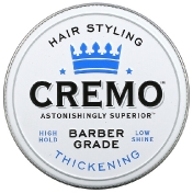 Cremo Premium Barber Grade Hair Styling Paste Thickening 4 oz (113 g)