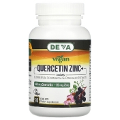 Deva Vegan Quercetin Zinc+ 500 mg + 25 mg 90 Tablets