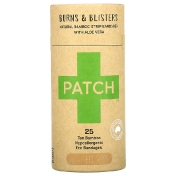 Patch Natural Bamboo Strip Bandages with Aloe Vera Burns & Blisters Tan 25 Eco Bandages