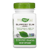 Nature's Way Slippery Elm Bark 400 mg 100 Vegetarian Capsules