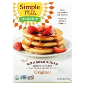 Simple Mills No Added Sugar Chestnut Flour Pancake & Waffle Mix Original 10 oz (283 g)