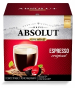 Absolut Drive Кофе в капсулах Absolut Drive Эспрессо 16 капсул 2 штуки