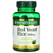 Nature&#x27;s Bounty Red Yeast Rice 600 mg 120 Capsules