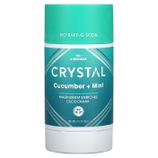 Crystal Body Deodorant Magnesium Enriched Deodorant Cucumber + Mint 2.5 oz (70 g)