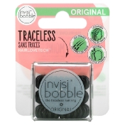 Invisibobble Original Traceless Hair Ring True Black 3 Pack