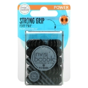 Invisibobble Power Strong Grip Hair Ring True Black 5 Pack