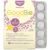 BioSchwartz GoodBio Children&#x27;s Daily Probiotic Grape 30 Chewable Tablets