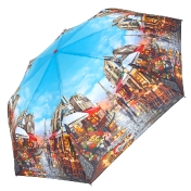Зонт женский 995X-4 Raindrops 3 сл с/а 8 спиц полиэстер города