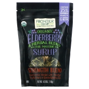 Frontier Natural Products Organic Elderberry & Herbal Blend For Making Syrup Strength Blend 4.23 oz (120 g)