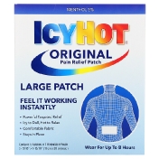 Icy Hot Original Pain Relief Patch Large 5 Patches