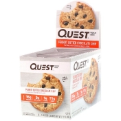 Quest Nutrition Белковое печенье арахисовое масло с шоколадной стружкой 12 штук по 2 04 унции (58 г) каждое