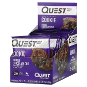 Quest Nutrition Protein Cookie двойная шоколадная крошка 12 пакетиков 59 г (2 08 унции)