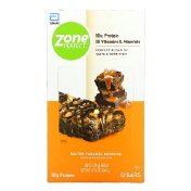 ZonePerfect Nutritional Bars брауни с соленой карамелью 12 батончиков 45 г (1 58 унции)
